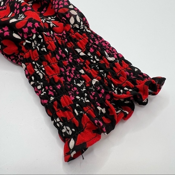 MICHAEL Michael Kors • Smocked Ruffled Dress - Picture 9 of 9